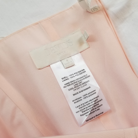 Pink Strapless Bridesmaid Dress - Picture 6 of 9